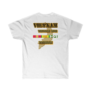 Unisex Ultra Cotton Tee - 5th Special Forces Group (Airborne) Beret/Dagger - Vietnam Veteran with Vietnam Map