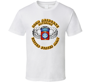 82nd Airborne Division - SSI - Wings T Shirt