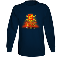 Load image into Gallery viewer, Army - 40th Field Artillery W Br - Ribbon - King Of Battle W Expl - V1 Long Sleeve
