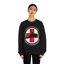 Load image into Gallery viewer, Unisex Heavy Blend Crewneck Sweatshirt - Army MEDEVAC Critical Care Flight Paramedics V1
