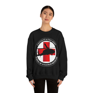 Unisex Heavy Blend Crewneck Sweatshirt - Army MEDEVAC Critical Care Flight Paramedics V1