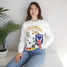 Load image into Gallery viewer, Unisex Heavy Blend Crewneck Sweatshirt - Army - 17th Cavalry (Air CAv) - 11th Airborne Division w SVC
