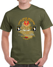 Load image into Gallery viewer, Army - 1st Bn, 320th Fa, 101st Airborne Div - Invasion - 2003 W Aa Badge - Map Classic T Shirt
