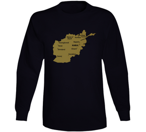 Afghan - Afghanistan Map Long Sleeve