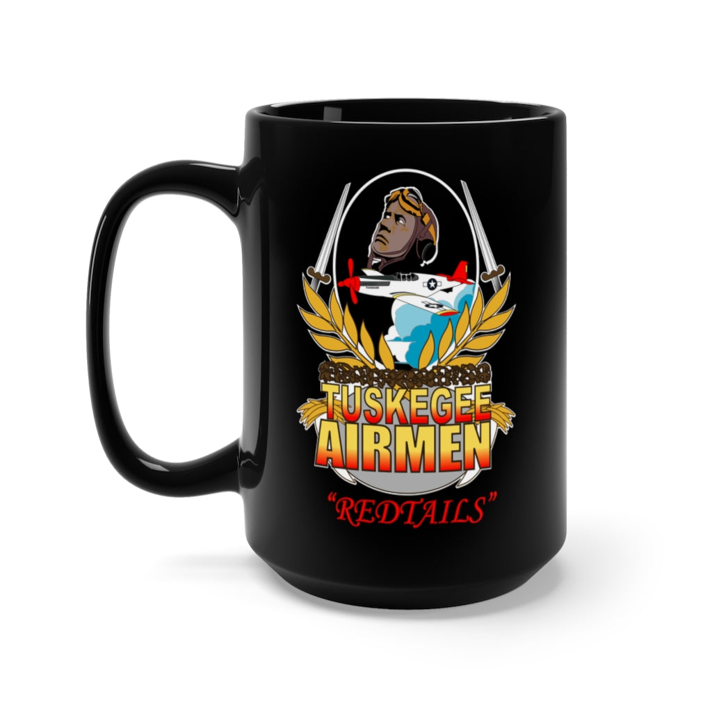 Black Mug 15oz - Tuskegee Airmen