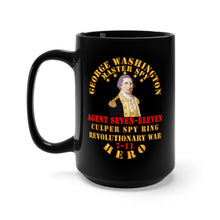 Load image into Gallery viewer, Black Mug 15oz - Govt - George Washington - Master Spy
