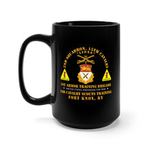 Load image into Gallery viewer, Black Mug 15oz - Army - 2nd Squadron, 15th Cavalry (19D) - 1st Ar Tng Bde Ft Knox, KY
