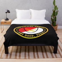 Load image into Gallery viewer, Army - 6th Cavalry Brigade Fort Hood, Texas Throw Blanket
