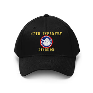 Twill Hat - Army - 47th Infantry Division - Hat - Embroidery