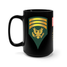Load image into Gallery viewer, Black Mug 15oz - Army - Specialist 7th Class - SP7 wo txt
