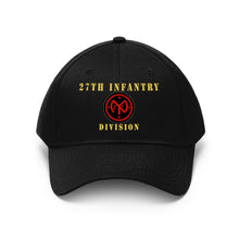 Load image into Gallery viewer, Twill Hat - Army - 27th Infantry Division - Hat - Embroidery
