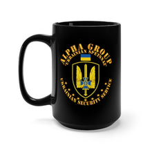 Load image into Gallery viewer, Black Mug 15oz - Ukraine - Alpha Group - Ukrainian Spetsnaz X 300
