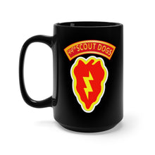 Load image into Gallery viewer, Black Mug 15oz - Army - 44th Scout Dog Platoon 25th Infantry Div
