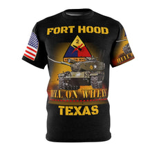 Load image into Gallery viewer, All Over Printing - AOP - 2nd Armored Division - Fort Hood, TX Main Battle Tank - M60A1 - Hell on Wheels
