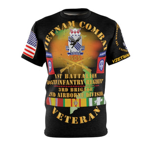 All Over Printing - Vietnam Combat Veteran -1st Battalion, 505th Infantry Regiment, 3rd Brigade,  82nd Airborne Division