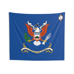 Indoor Wall Tapestries - 2nd Battalion, 3rd Infantry Regiment (The Old Guard) - Regimental Colors Tapestry