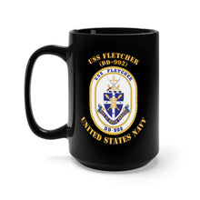 Load image into Gallery viewer, Black Mug 15oz - Navy - USS Fletcher (DD 992) X 300
