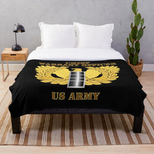 Load image into Gallery viewer, Army - Emblem - Warrant Officer - CW4 wo DS Throw Blanket
