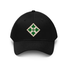 Load image into Gallery viewer, Twill Hat - Army - 4th Infantry Division without Text - Embroidery
