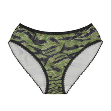 Load image into Gallery viewer, Women&#39;s Briefs - Military Tiger Stripe Camouflage
