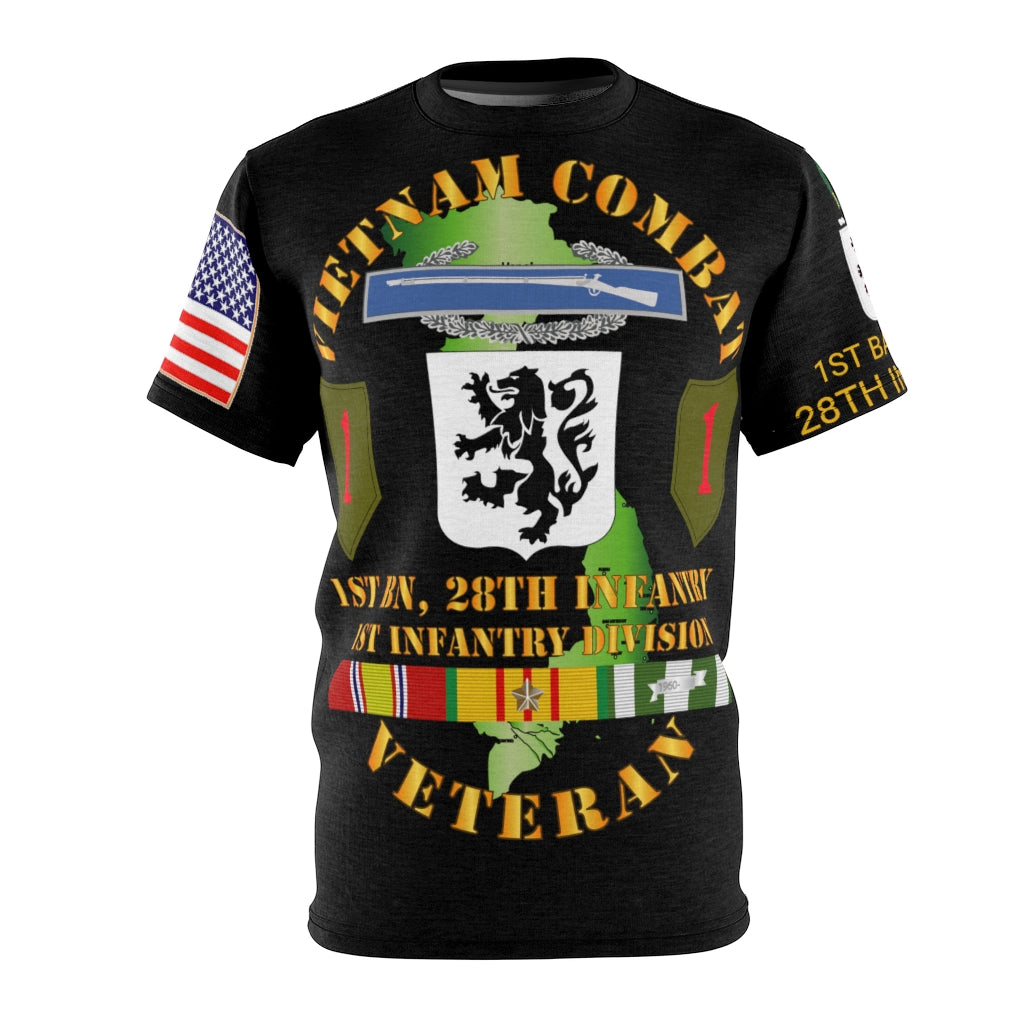 All Over Printing - Army - Vietnam Combat Veteran - 1st Battalion, 28th Infantry 1st Infantry Division