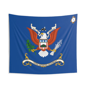 Indoor Wall Tapestries - 1st Battalion, 3rd Infantry Regiment (The Old Guard) - Regimental Colors Tapestry