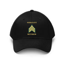 Load image into Gallery viewer, Army - Sergeant - SGT - Retired - Hats
