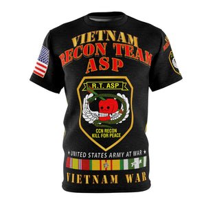 All Over Printing - Army - Special Forces - Recon Team - Asp V1 with Rappel Infiltration with Vietnam War Ribbons - Vietnam War