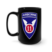 Load image into Gallery viewer, Black Mug 15oz - 11th Airborne Division - DUI wo Txt X 300
