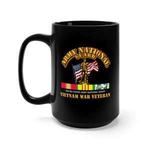 Black Mug 15oz - Army - ARNG - Vietnam War Veteran