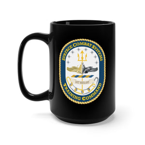 Black Mug 15oz - Navy - Surface Combat Systems Training Command - DET MIDLANT wo Txt X 300