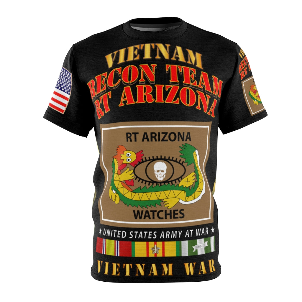 All Over Printing - Army - Special Forces - Recon Team - Arizona with Rappel Infiltration with Vietnam War Ribbons - Vietnam