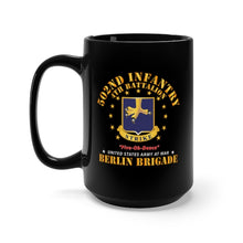 Load image into Gallery viewer, Black Mug 15oz - Army - 4th Battalion 502nd Infantry - Berlin Brigade X 300
