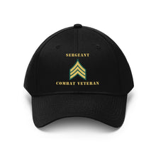 Load image into Gallery viewer, Army - Sergeant - SGT - Combat Veteran - Hats
