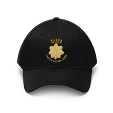 Load image into Gallery viewer, Twill Hat - Army - Major - MAJ - Retired - V1
