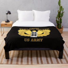 Load image into Gallery viewer, Army - Emblem - Warrant Officer - CW3 - Throw Blanket
