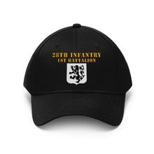 Load image into Gallery viewer, Twill Hat - Army - 1st Battalion, 28th Infantry - Embroidery

