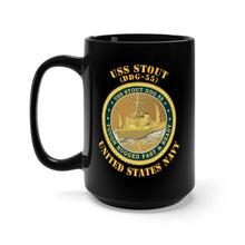 Load image into Gallery viewer, Black Mug 15oz - Navy - USS Stout (DDG-55) X 300
