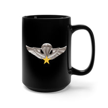 Load image into Gallery viewer, Black Mug 15oz - Vietnam - Vietnam Airborne Qualification Badge X 300
