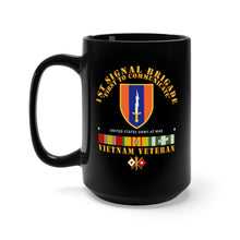 Load image into Gallery viewer, Black Mug 15oz - Army - 1st Signal Bde SSI w VN SVC
