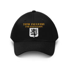 Load image into Gallery viewer, Twill Hat - Army - 2nd Battalion, 28th Infantry - Embroidery
