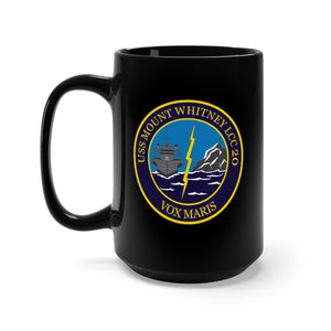 Black Mug 15oz - Navy - USS Mount Whitney (LCC-20) wo Txt X 300