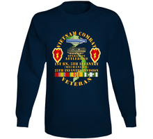 Load image into Gallery viewer, Army - Vietnam Combat Vet W 1st Bn 5th Inf - 25th Inf Div - Operation Attleboro W Vn Svc Long Sleeve
