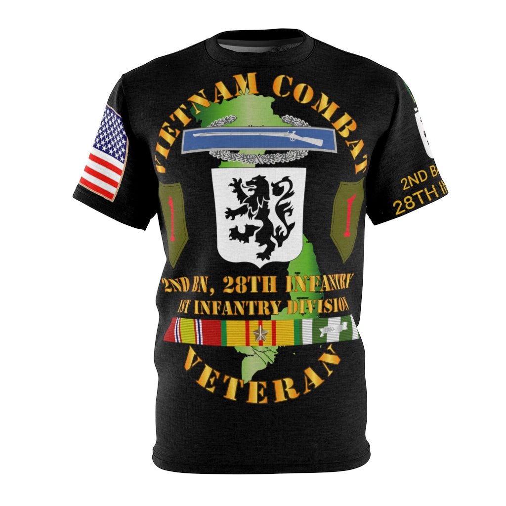 All Over Printing - Army - Vietnam Combat Veteran - 2nd Battalion, 28th Infantry 1st Infantry Division