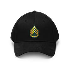 Load image into Gallery viewer, Twill Hat - Army - Staff Sergeant - SSG wo Txt - Embroidery
