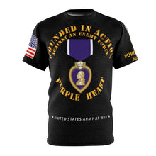 Load image into Gallery viewer, All Over Printing - Army - Purple Heart - Against Enemy Force Badge of Courage
