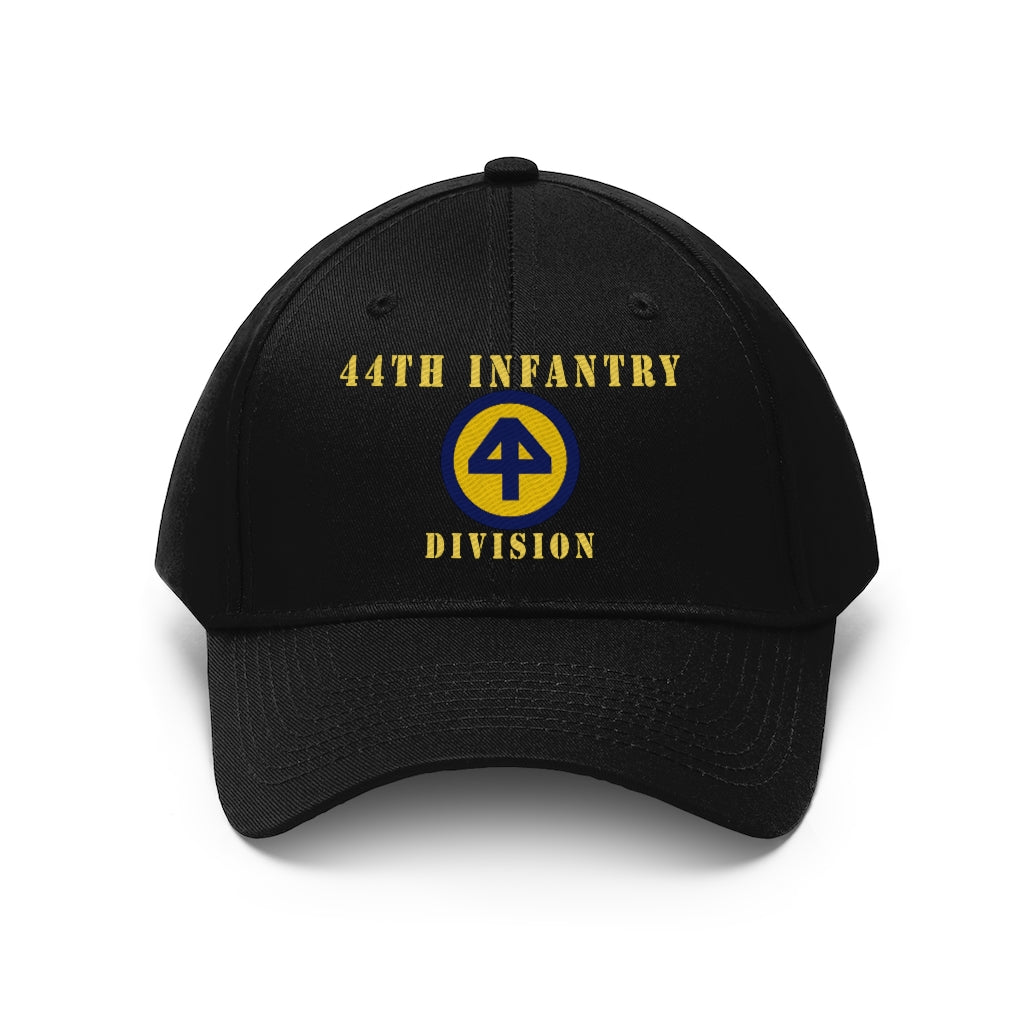 Twill Hat - Army - 44th Infantry Division - Hat - Embroidery