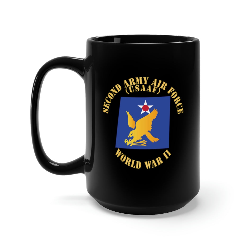 Black Mug 15oz - SSI - AAF - 2nd Air Force - WWII - USAAF x 300