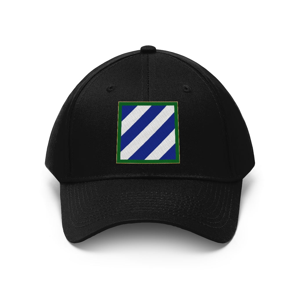 Twill Hat - Army - 3rd Infantry Division without Text - Embroidery