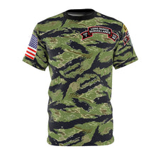 Load image into Gallery viewer, All Over Printing - Army - F Company, 425th Long Range Surveillance (RANGER) - Military Tiger Stripe Jungle Camouflage Shirt
